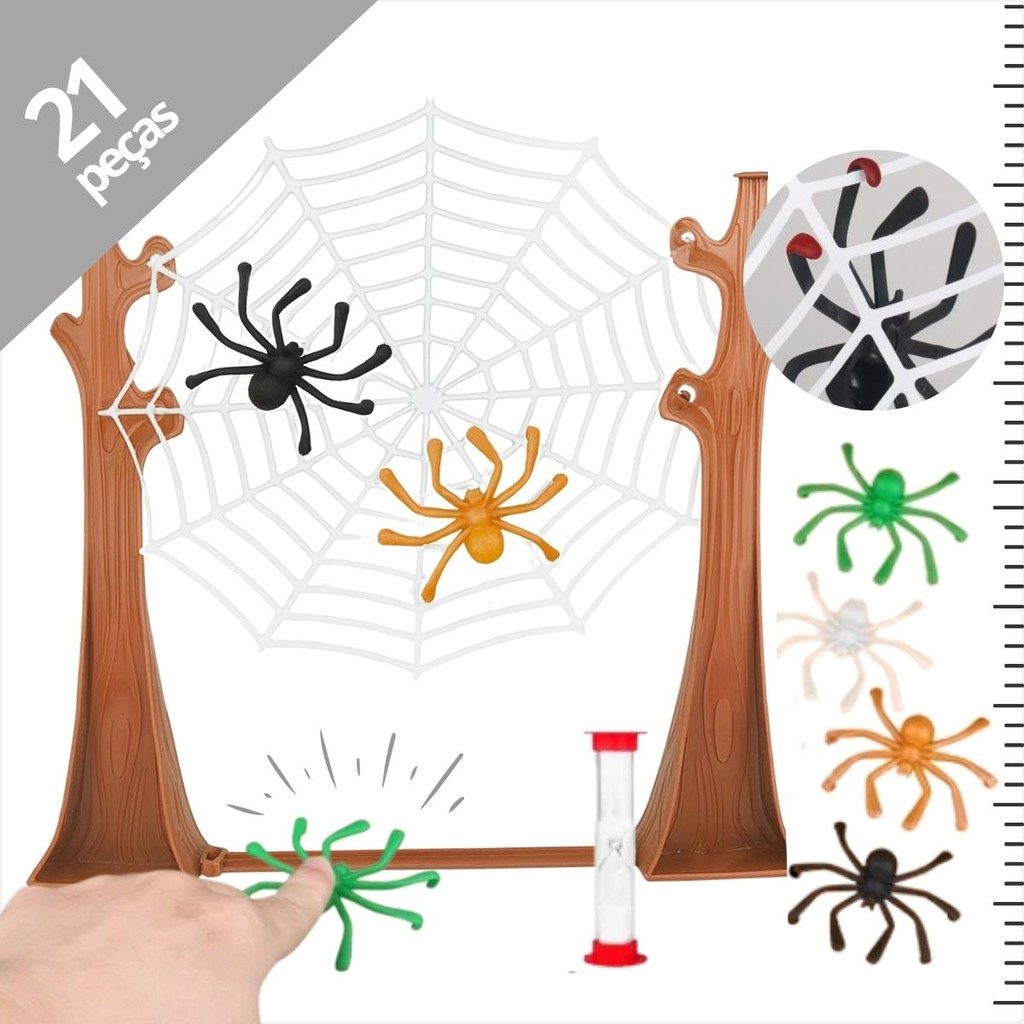 Ark Game Teia Da Aranha Brinquedo Interativo Plastico