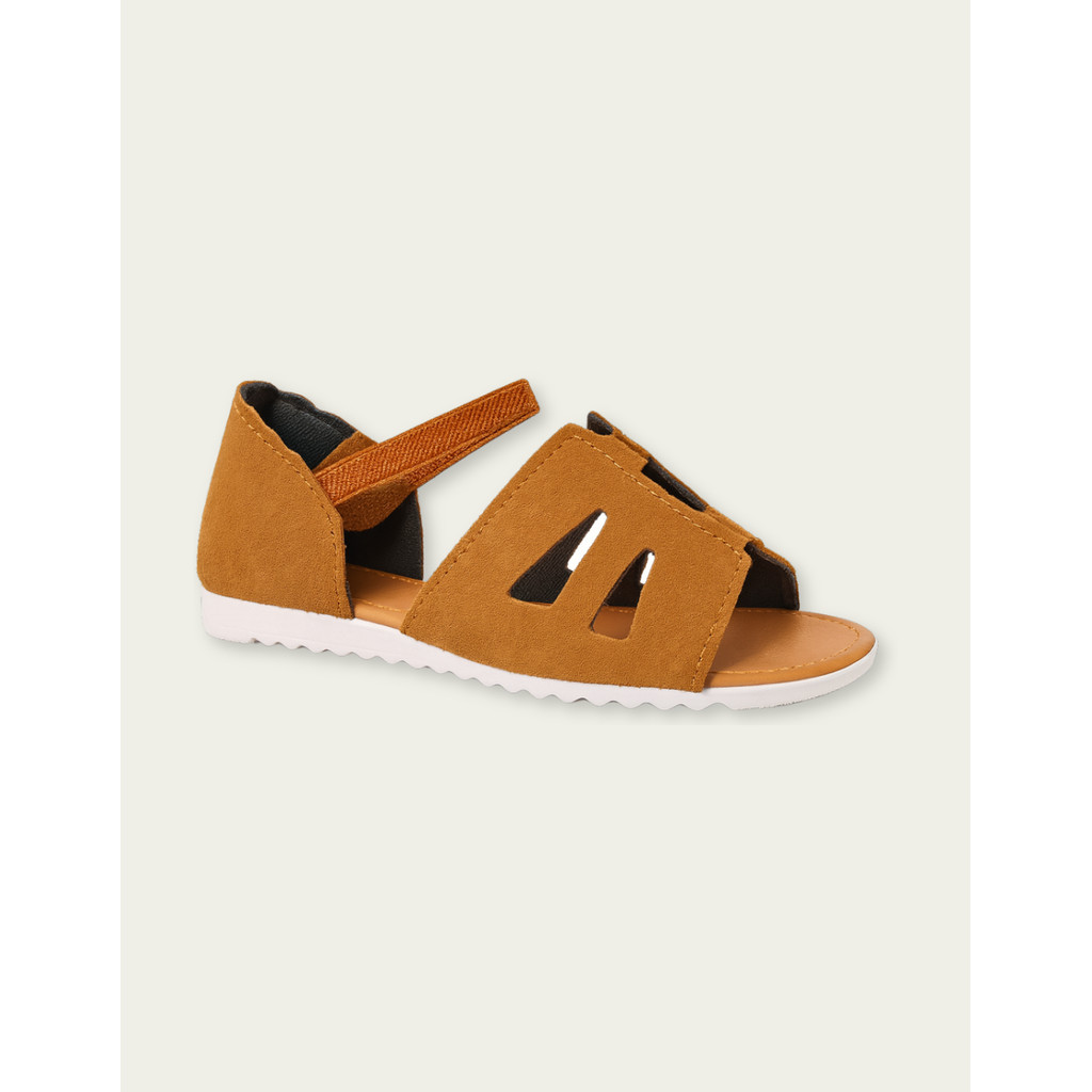 Sandália Infantil Menina Rasteira Feminina Casual Elástico Confortável Valentina