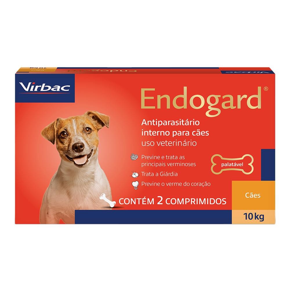 Vermífugo Virbac Endogard Para Cães Até 10kg em Oferta na Shopee