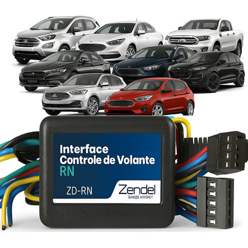 Interface Volante Ford Ecosport Fiesta Ranger Fusion Edge Focus Transit