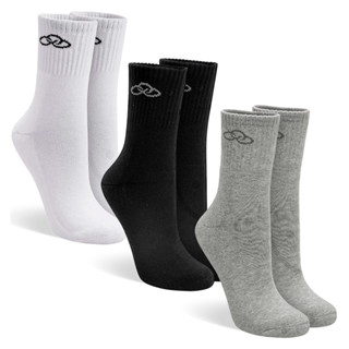 Kit Com 6 Pares de Meias Cano Médio Esportiva Algodão Adulto Olympikus em Oferta na Shopee