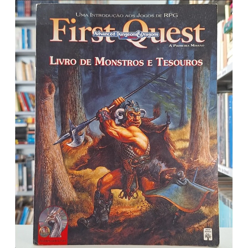 Uma Introdução aos Jogos de RPG: First Quest - Livro de Monstros e Tesouros autor Advanced Dungeons & Dragons