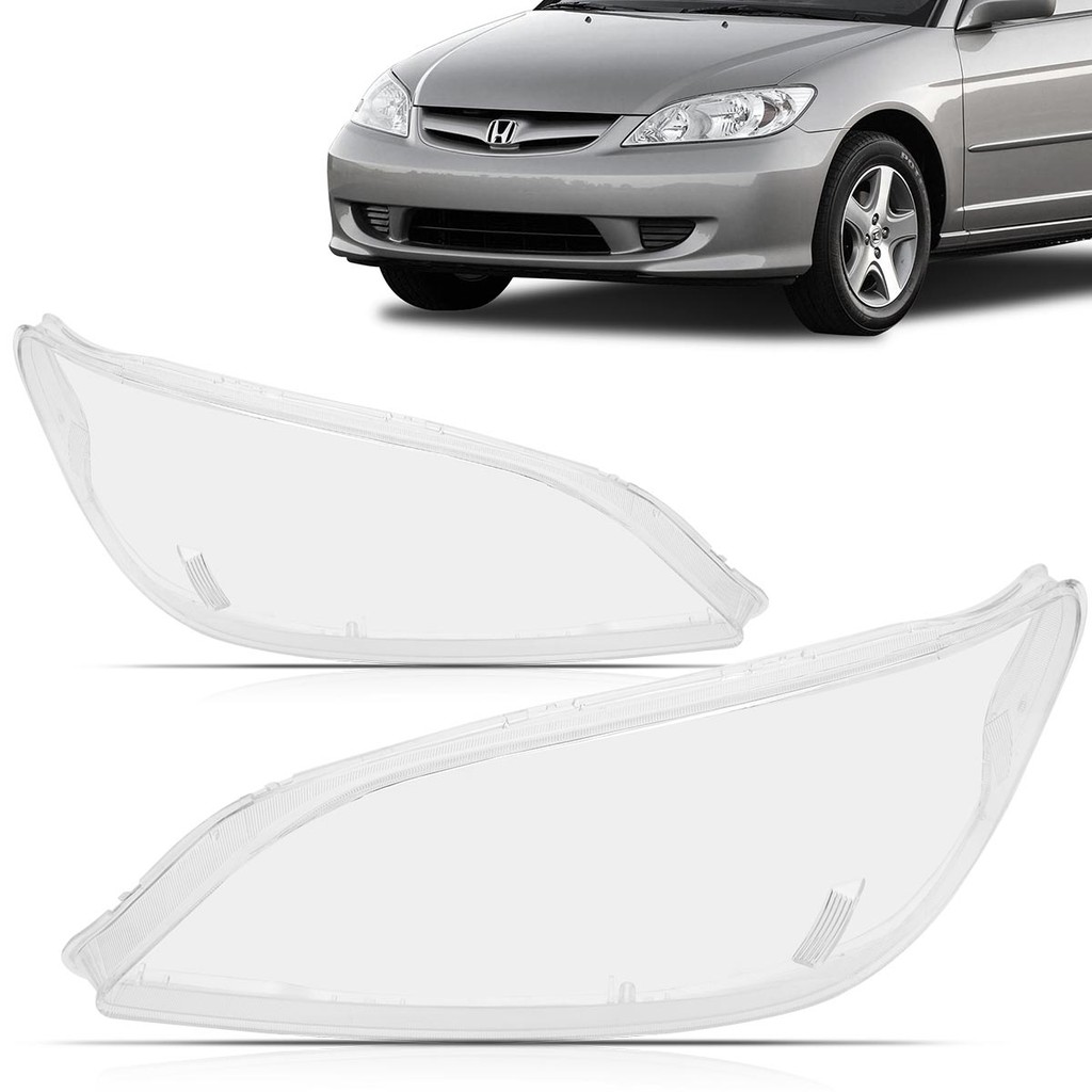Par Lente Farol Civic 2004 2005 2006 Foco Duplo em Oferta na Shopee