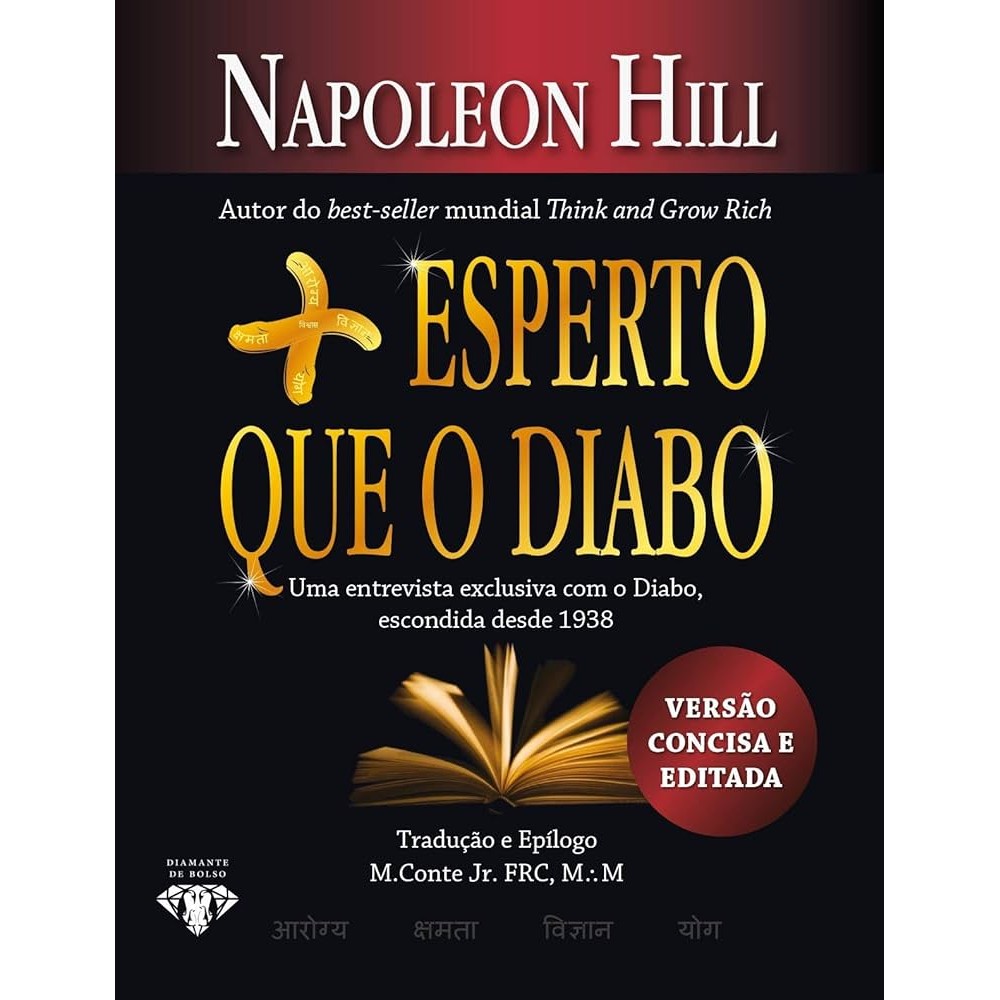 Livro - Mais esperto que o diabo - livro de bolso - por Napoleon Hill - Editora Citadel ISBN 9788568014936