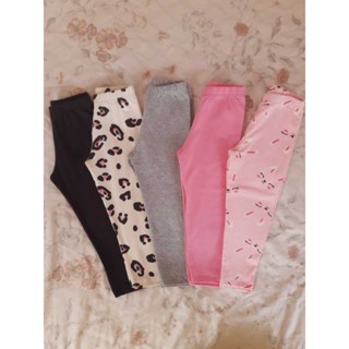 Kit 5 ou 3 calças legging infantil cotton menina atacado em Oferta na Shopee