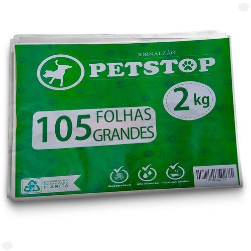 Papel Jornal Para Pet Jornalzão Higiene Banheiro Tapete Biodegradável Folhas Grandes Variação 2kg 4kg 6kg 8kg 10kg