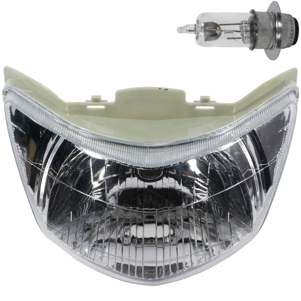 Bloco globo optico farol Biz125 2006 a 2010 com lâmpada