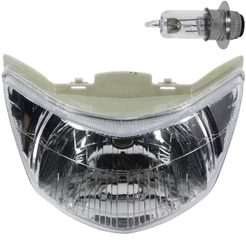 Bloco globo optico farol Biz125 2006 a 2010 com lâmpada