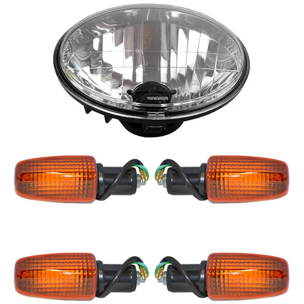 Farol Bloco Wagner 4 Pisca Cg Titan 125 Fan125 Titan150
