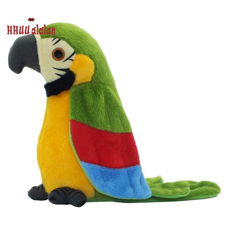 Papagaio Falante Repete O Que Você Diz Brinquedo Animal De Pelúcia Eletrônico Brinquedos Melhores Presentes Criança
