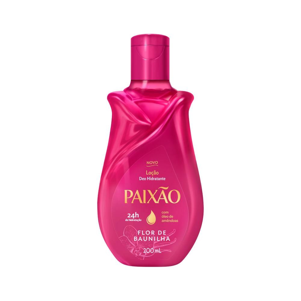 LOCAO PAIXAO 200ML FLOR DE BAUNILHA em Oferta na Shopee