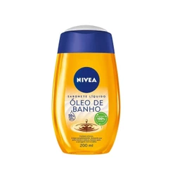SABONETE NIVEA LIQUIDO 200ML OLEO DE BANHO