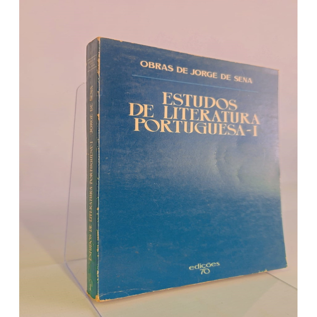 Estudos de Literatura Portuguesa 1 autor Jorge de Sena