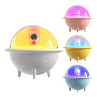 Umidificador de Ar Estilo Planeta com Iluminação LED Colorida/KAPBOM KA-7699/200ML e 3 Cores