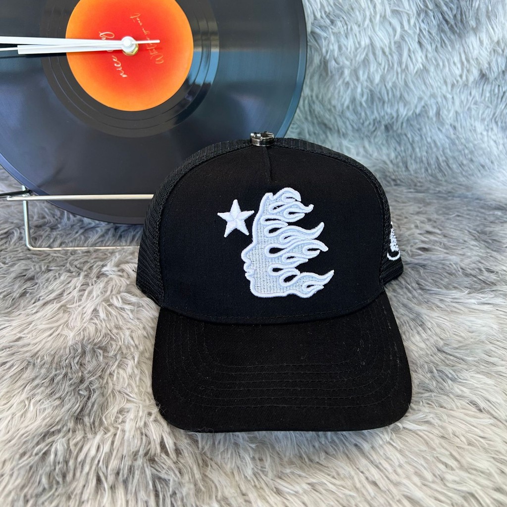 Moda HELLSTAR Boné de beisebol bordado Casual All-Match masculino feminino mesmo estilo na moda em Oferta na Shopee