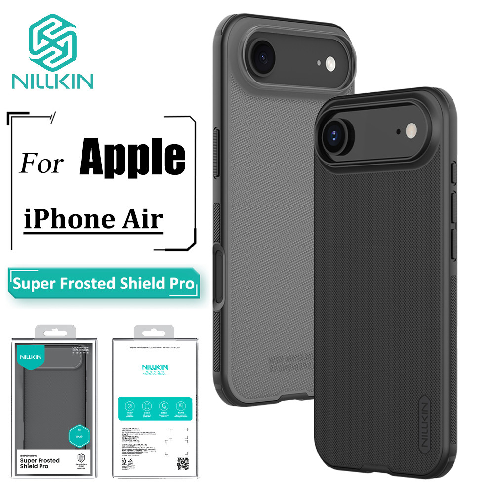Nillkin Shield Pro Phone Caso Para iPhone Air Ultra Fino Anti Impressão Digital À Prova De Choque Traseiro