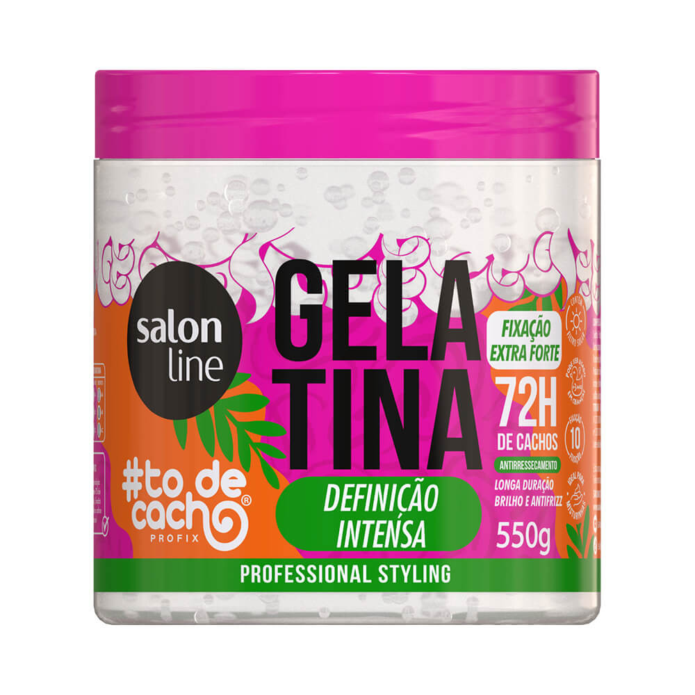 Gelatina Salon Line Definição Intensa 550g
