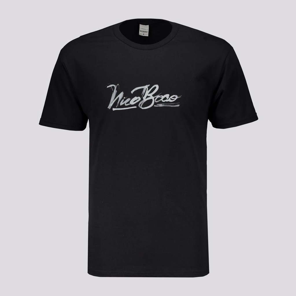 Camiseta Nicoboco Zanzibar Preta em Oferta na Shopee