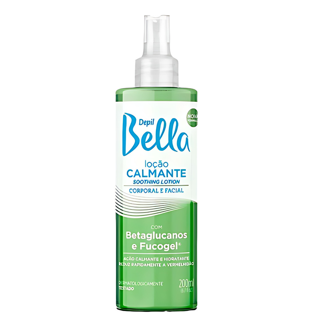 Loção Depil Bella Calmante Betaglucanos e Fucogel - 200ml em Oferta na Shopee