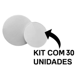 Kit 30 Unidades Absorvente Reutilizável Lavável Protetor Seio Amamentação Conforto Gestante Lactante