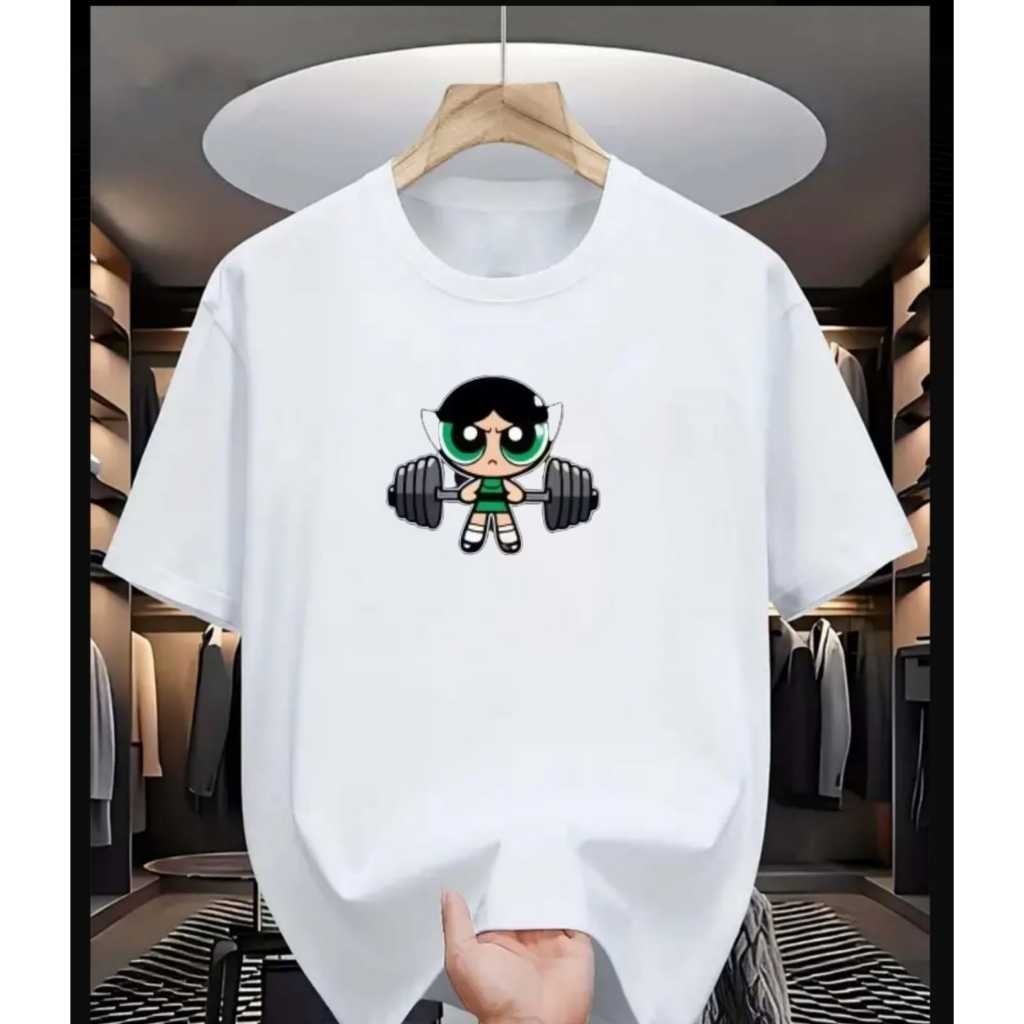 Camiseta Feminina Academia Treino Menina Crossfit Poderosa 100%  Algodão