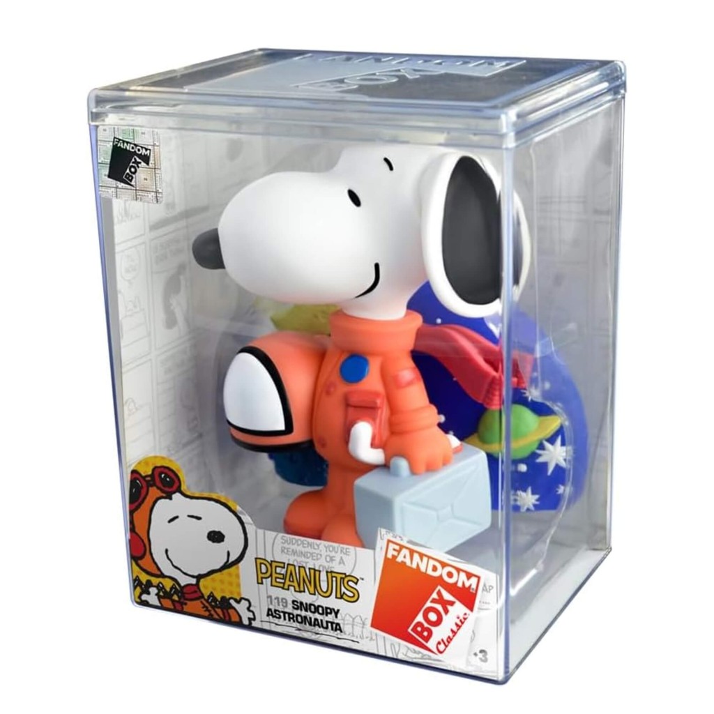 Fandom Box Peanuts - Snoopy Astronauta - Boneco Colecionável Coleção 75 Anos Líder - 3513 em Oferta na Shopee