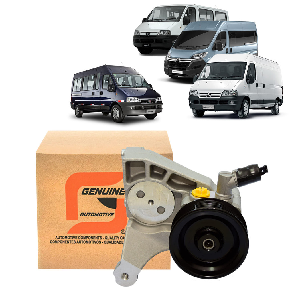 Bomba Direção Hidráulica Ducato 2.3 Multijet Sistema ZF Polia 7PK Alta Durabilidade