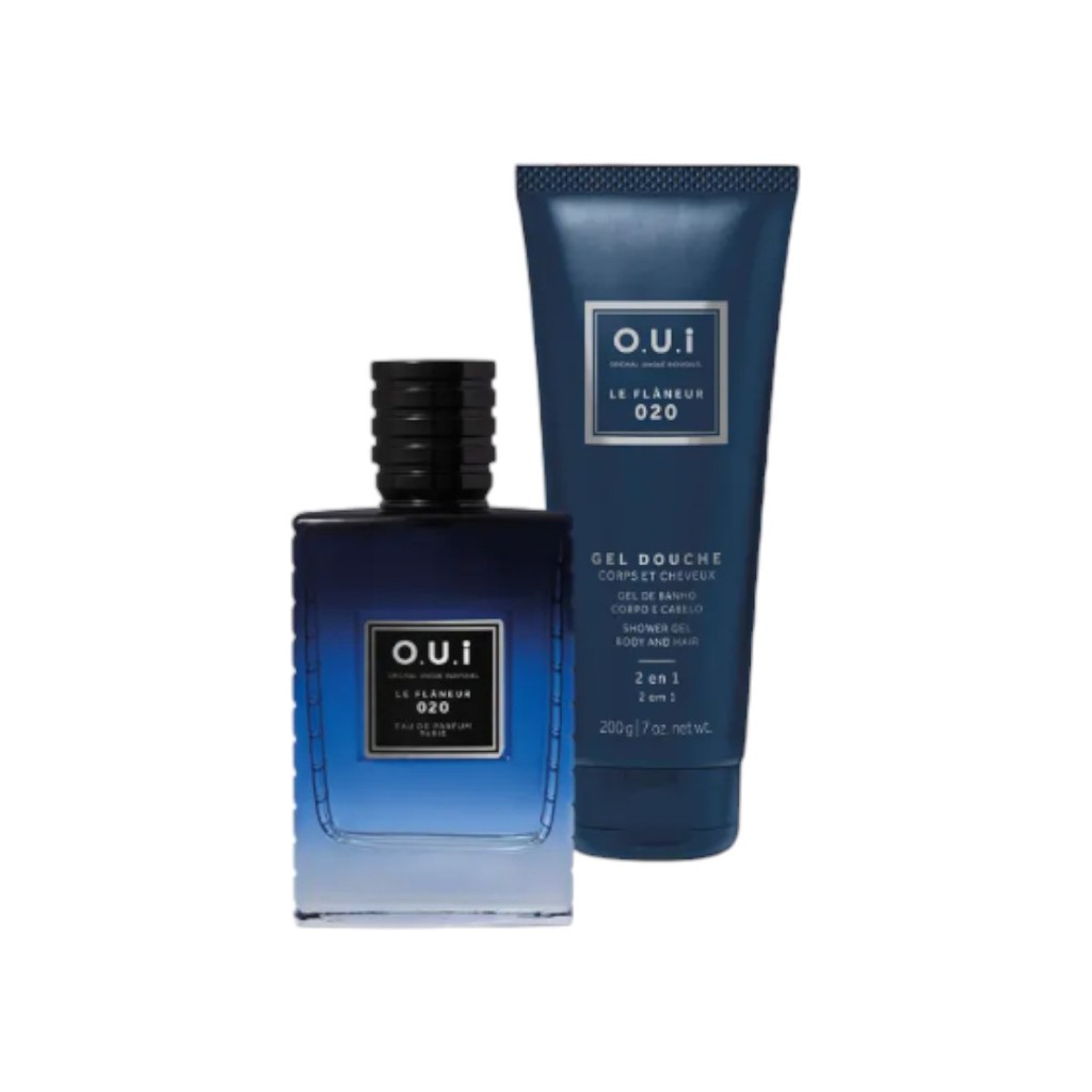 Kit Presente Le Flâneur 020: Eau De Parfum 75ml + Shower Gel 200g OUI Paris