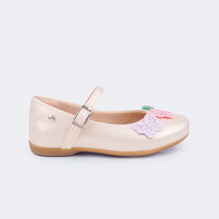 Sapatilha Infantil Bailarina Borboletas Brilho Pampili em Oferta na Shopee