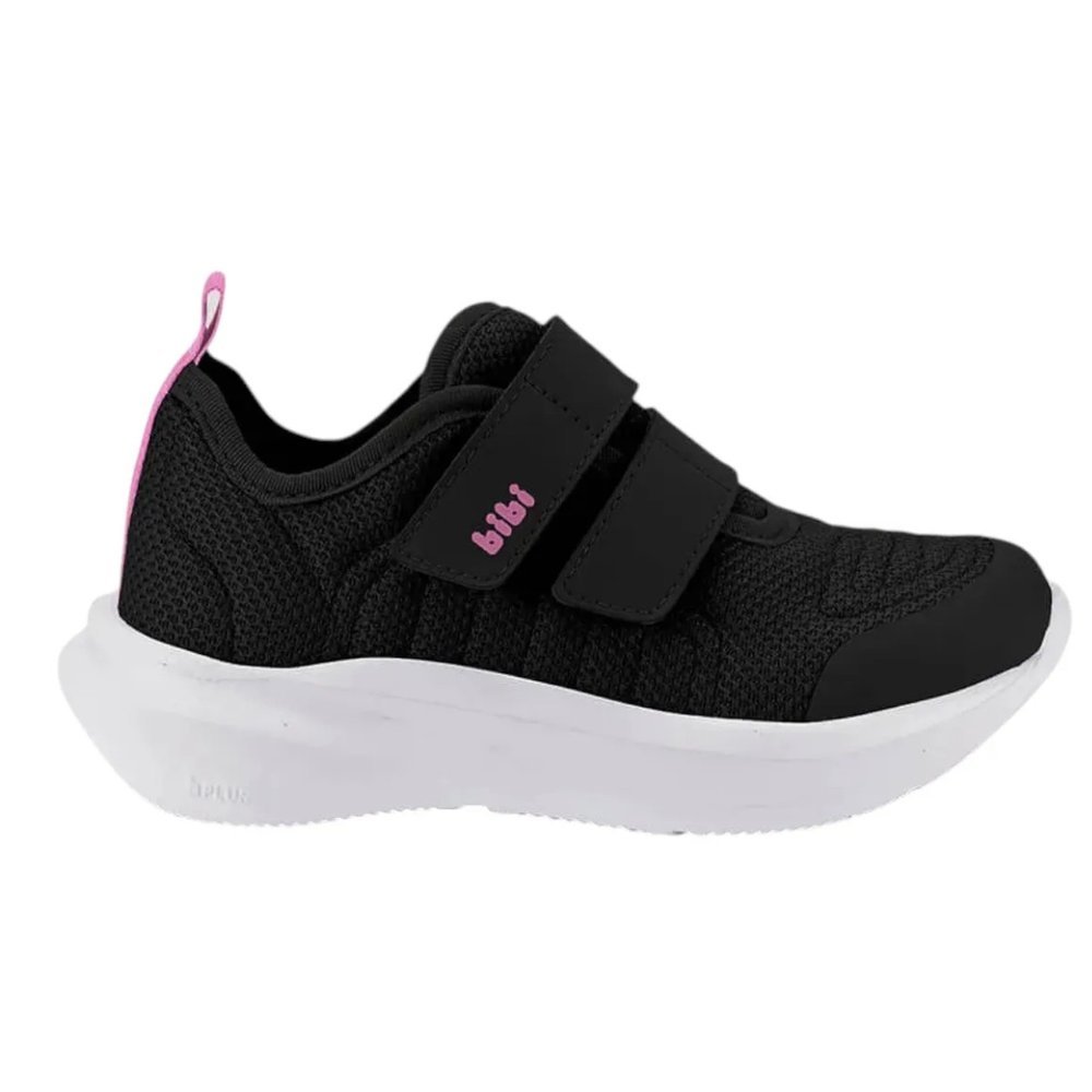 Tênis  Infantil  Casual Feminino Bibi Volt 2.0 - Preto / rosa