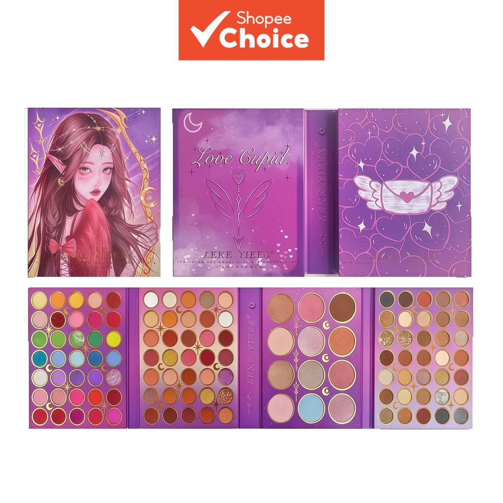 117 Cores Paleta de Sombra Love Cupid, Kit de Maquiagem Completo com Acabamento Matte e Brilhante