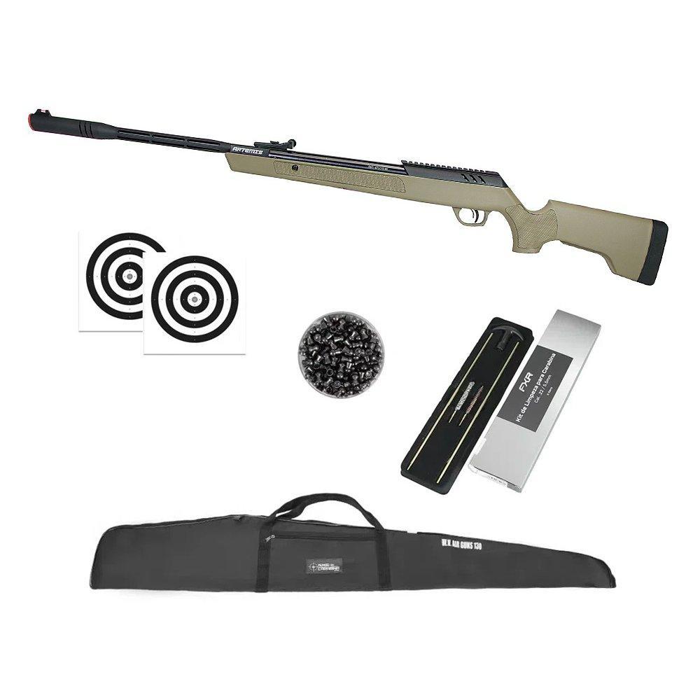 Carabina Artemis Dark Eagle Nitro Piston GR 80kg + Itens
