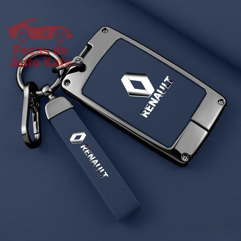Capa de Chave de Carro em Liga de Zinco para Renault Koleos Captur Kadjar Megane Clio Talismã Panorâmico Arkana Zo QYET