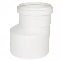 Redução Excêntrica Plastilit para Esgoto 100 x 50mm Embalagem com 10 Unidades
