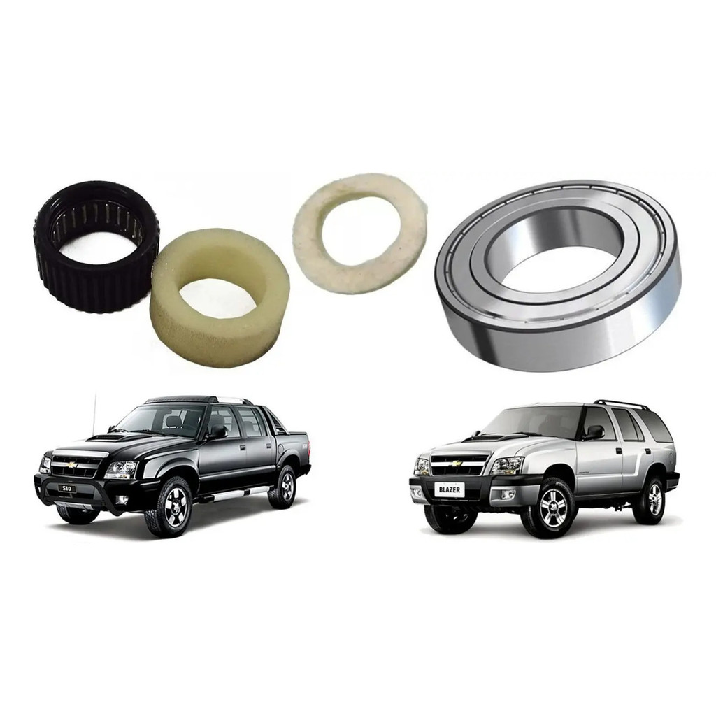 Rolamento Coluna Direção Superior + Rolamento Agulha Inferior Gm S10 Blazer 1995-2011