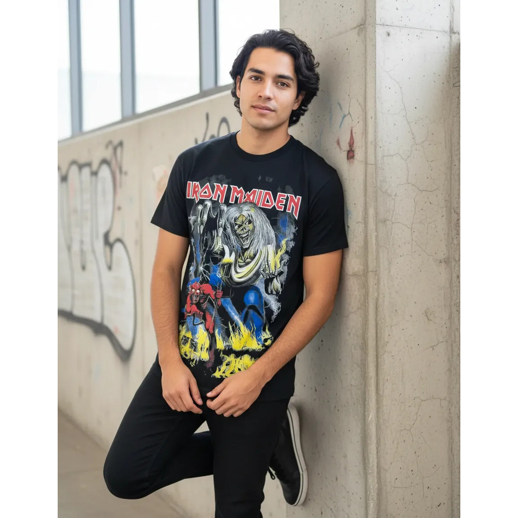 Camiseta Iron Maiden Blusa Banda de Rock Diversos Modelos Adulto Unissex
