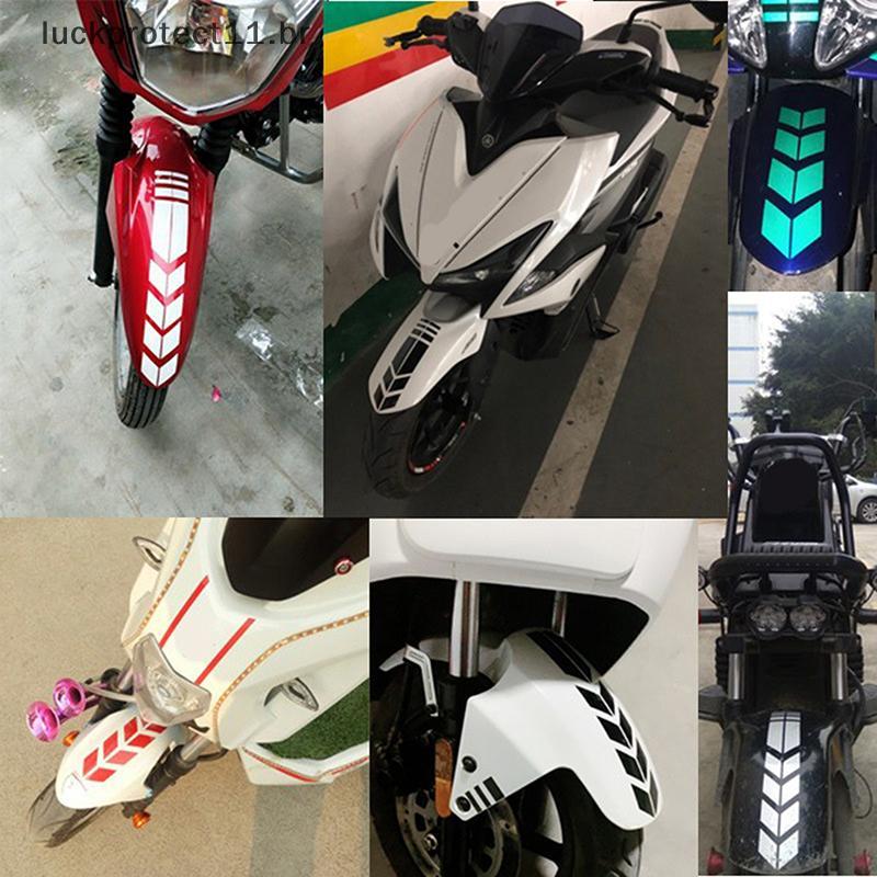 LTBR Colorido Motocicleta Listra Stiers Reflexivo À Prova Dwaterproof Água Oilproof Fender Pasta Moto Acessórios De Deco