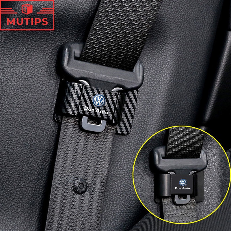 Volkswagen Porta Cinto De Segurança Para Carro De Fibra De Carbono Clip Estabilizador De Golfe Mk4 Mk7 MK3 jetta mk6 Up