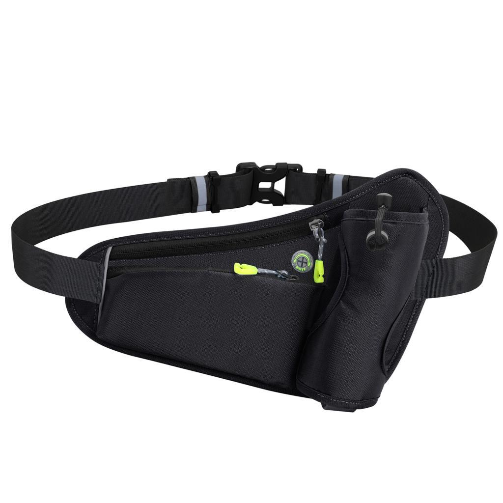 Eryue cinto de hidratação, bolsa esportiva para corrida, cintura com suporte para garrafa de água para homens e