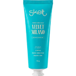 Creme Para Mãos Skelt Velvet Milano Hidratante Perfumado 75g