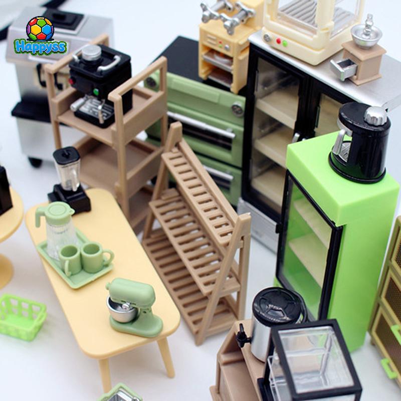 happyss 1 : 12 Casa De Bonecas Em Miniatura Grade Espaço Mini Espremedor Suprimentos Cozinha Cena Modelo Decoração Brinq