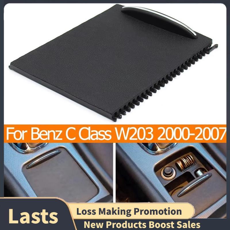 Console Central Do Carro Caixa De Apoio De Braço Persianas De Rolo Suporte De Copo Frontal Cortina Para Classe C W203 20