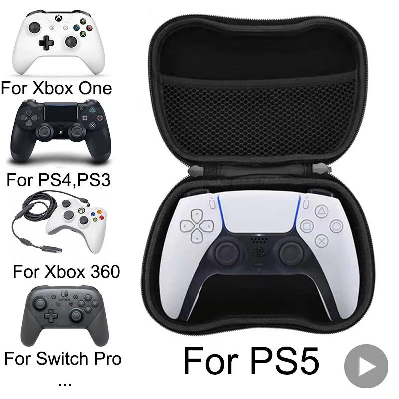 Capa Protetora para Controle de Nintendo Switch Pro, Dualsense, Dualshock, Sony PS5, PS4, PS3, Playstation, Xbox Series 