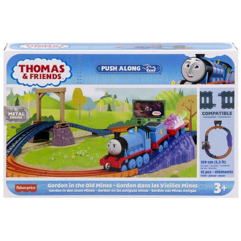 Pista Gordon nas Minas Antigas - Thomas e Seus Amigos Push Along - Fisher Price - Mattel