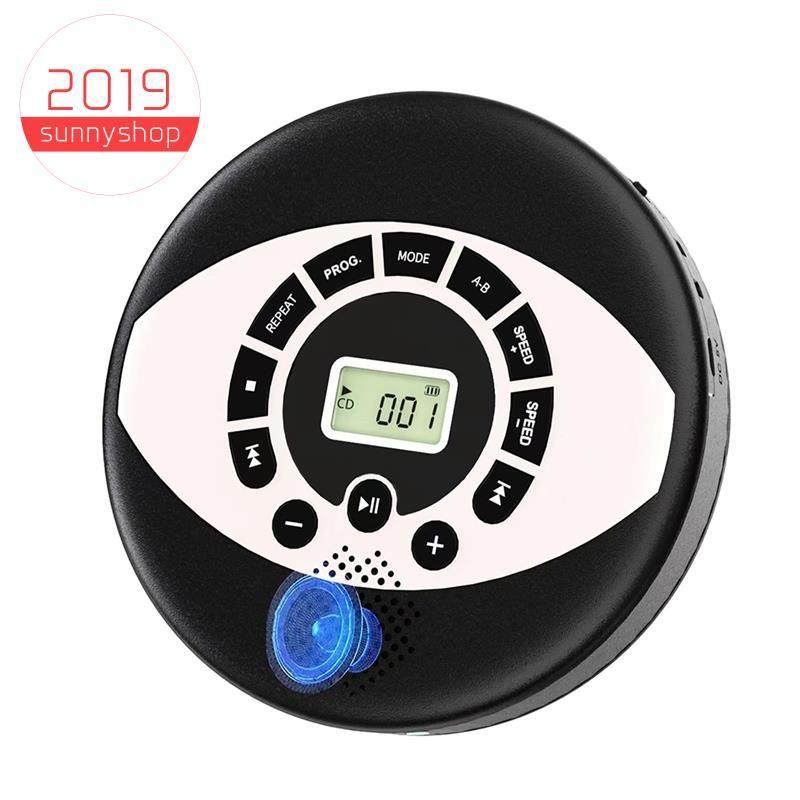 [Bestseller S] Leitor De Cd Portátil Com Alto-Falante Discman Recarregável USB , Proteção Anti-Salto , Fones De Ouvido I