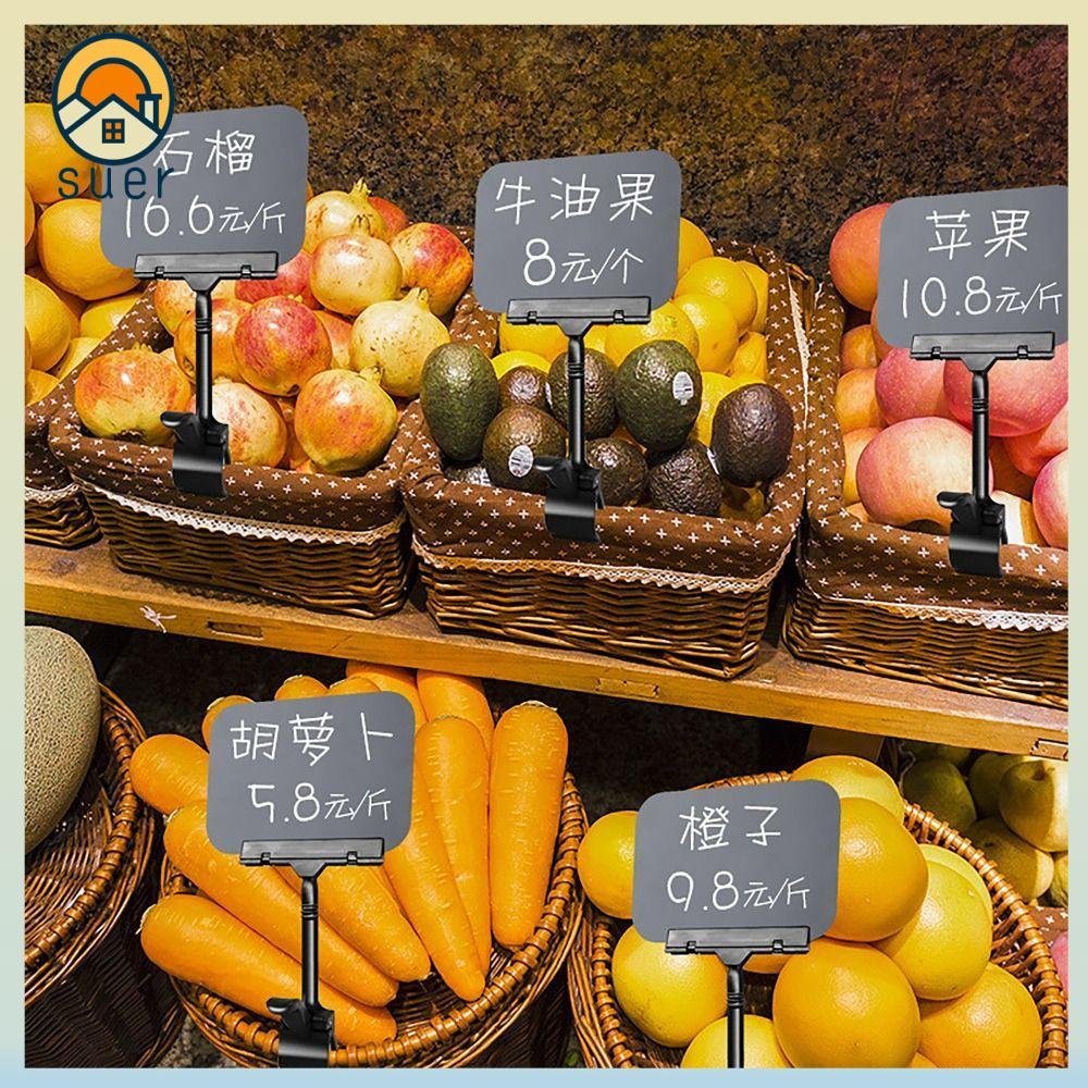 Etiqueta De Preço De Alimentos SUEBR , Quadro-Negro A4 A5 A6 Apagável , Suporte De Sinal À Prova D'água