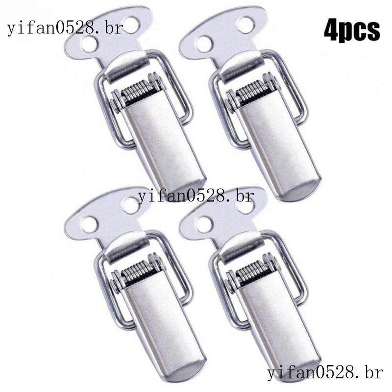 4PCS Mola De Aço Inoxidável Com Trava De Captura Para Fixação Segura Na Caixa E No Armário 