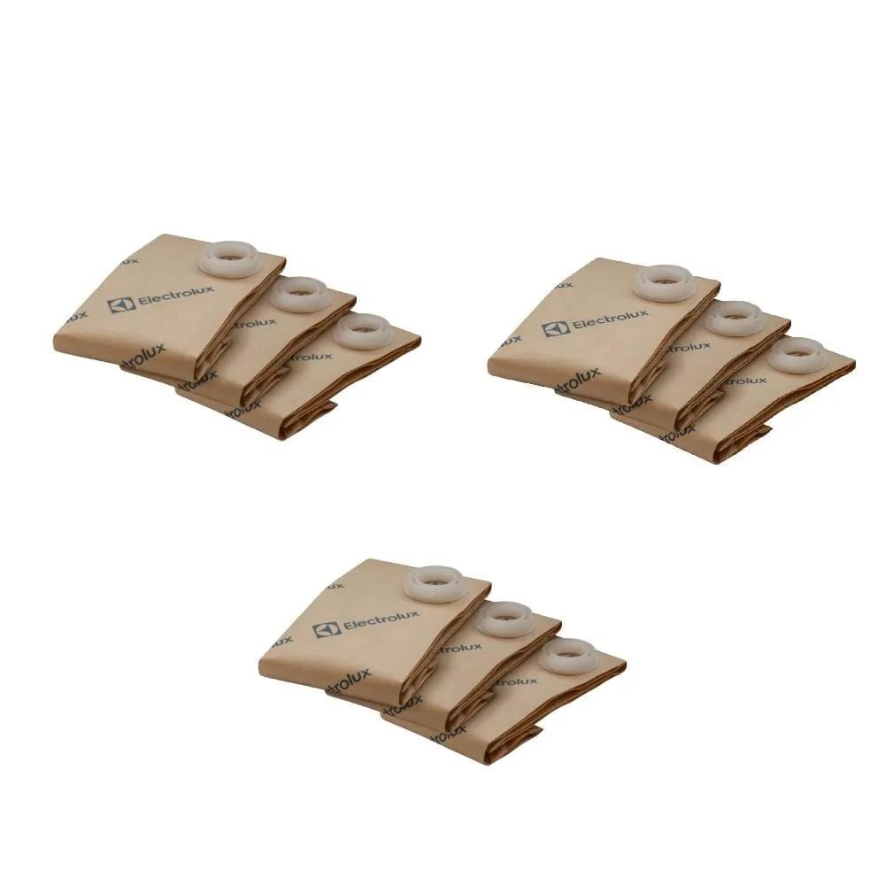 3 Kits 3 Sacos de aspirador de pó Modelos A20 e Gt3000 (CSE20) Electr