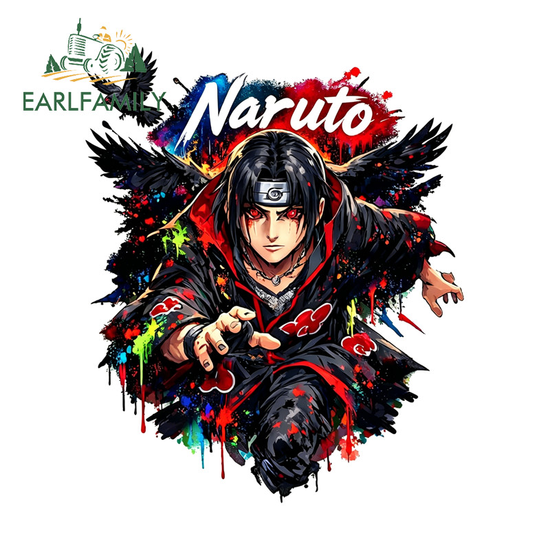 EARLFAMILY Naruto Adesivo De Carro Personalidade Capacete Da Motocicleta Caminhão Elétrico-Bicicleta Veículo Decalques D