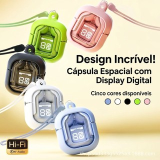 Fone De Ouvido Air31 Barato Promocao Earbuds Bluetooth Sem Fio Visor Digital LED Som HiFi…